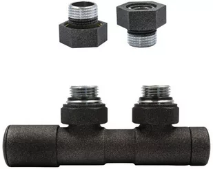 Zawór regulacyjny 50mm TWINS ciemny grafit strukturalny lewy GZ1/2 - Zawory i kraniki Zawór regulacyjny 50mm TWINS ciemny grafit strukturalny lewy GZ1/2 - Zawory i kraniki - miniaturka - grafika 1