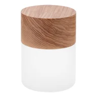 Noże stołowe - Naturalna lampa stołowa ze ściemniaczem i szklanym kloszem (wys. 10,5 cm) Lemelia – Gingko - miniaturka - grafika 1