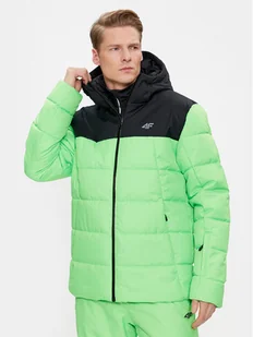 4F Kurtka narciarska 4FAW23TTJAM307 Zielony Regular Fit - Kurtki narciarskie - miniaturka - grafika 1