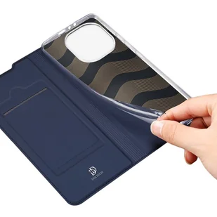 Dux Ducis Skin Pro kabura etui pokrowiec z klapką Xiaomi Mi 11 Pro niebieski - Etui i futerały do telefonów - miniaturka - grafika 10