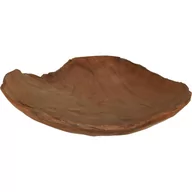 Miski i półmiski - Misa ozdobna z drewna tekowego 30 cm J11302180 - miniaturka - grafika 1
