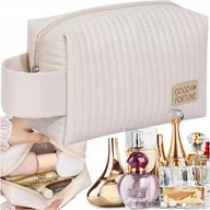 Kosmetyczki, organizery i kuferki - Podróżna Damska Kosmetyczka Duża Organizer Kuferek elegancka ekoskóra - miniaturka - grafika 1