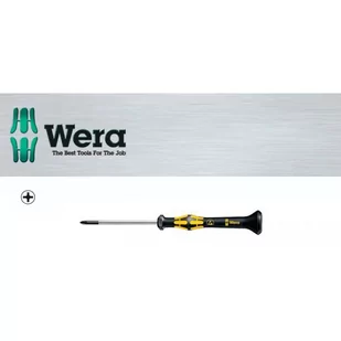 Wera Wkrętak (śrubokręt) precyzyjny krzyżowy PH1x80 mm, antystatyczny Kraftform (5030112001) - Śrubokręty - miniaturka - grafika 1