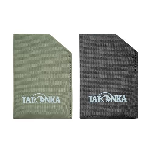 Tatonka - Etui na karty kredytowe RFID B (2 sztuki) - Ochrona RFID z certyfikatem TÜV, Assorted, 9 x 6,5 cm, Uchwyt na karty z blokadą RFID