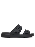 Klapki i japonki damskie - Crocs Klapki Brooklyn Buckle Low Low 211215 Czarny - miniaturka - grafika 1