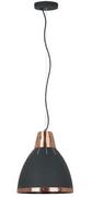 Lampy sufitowe - Designerska lampa wisząca Merton MD-HN8209 BK+RC Grafitowa - miniaturka - grafika 1