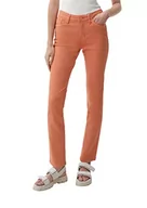 Spodnie damskie - s.Oliver Damskie spodnie dżinsowe, Betsy Slim, pomarańczowe, 48/30, pomarańczowy, 48W / 30L - miniaturka - grafika 1