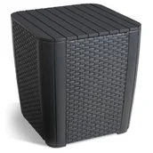 Stoły ogrodowe - ALLIBERT Stolik ogrodowy Luzon+, grafitowy, 241664 Keter Benelux - miniaturka - grafika 1