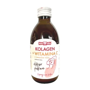Eliksir Piękna Kolagen + Witamina C 250 ml - Polska Róża - Witaminy i minerały - miniaturka - grafika 1