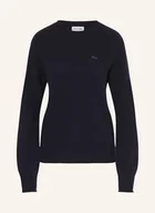 Swetry damskie - Lacoste Sweter blau - LACOSTE - miniaturka - grafika 1