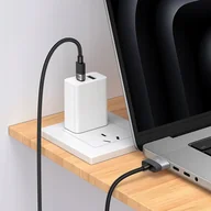 Kable USB - Kabel USB C do Mag3 Hoco 5A 140W magnetyczny 1,8 m U141 czarny - miniaturka - grafika 1