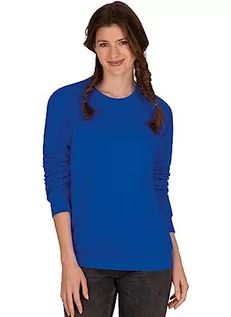 Bluzy damskie - Trigema Damska bluza dresowa, Niebieski (Royal 049), 34 - grafika 1