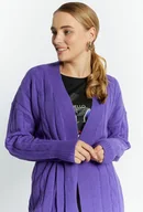 Swetry damskie - Sweter damski z wiązaniem - Monnari - miniaturka - grafika 1