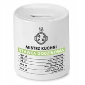 Skarbonki - SKARBONKA DLA KUCHARZA STAWKA GODZINOWA PREZENT z Nadrukiem ze Zdjęciem - miniaturka - grafika 1