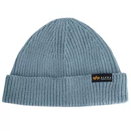 Czapki i chusty sportowe damskie - Czapka Alpha Industries Dockers Beanie 138905134 - niebieska - miniaturka - grafika 1