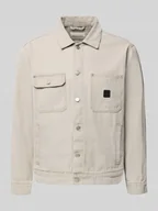 Kurtki męskie - Kurtka jeansowa z kieszeniami na piersi Model 'RONNY' - miniaturka - grafika 1