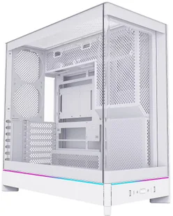 Montech HS02 PC-Gehäuse, Midi-Tower, ATX, Tempered Glass, ARGB - weiß - Obudowy komputerowe - miniaturka - grafika 1