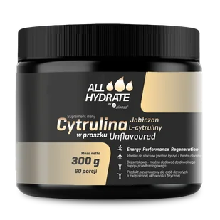 ALLHydrate Cytrulina jabłczan l-cytruliny, 300 g - Aminokwasy ALLHydrate Cytrulina jabłczan l-cytruliny, 300 g - Aminokwasy - miniaturka - grafika 1