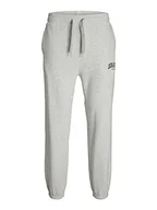 Spodenki męskie - Bestseller A/S Męskie spodnie do biegania JPSTKANE JJJOSH Sweat Pants GMS NOOS, White Melange, M, bia?y melan?, M - miniaturka - grafika 1