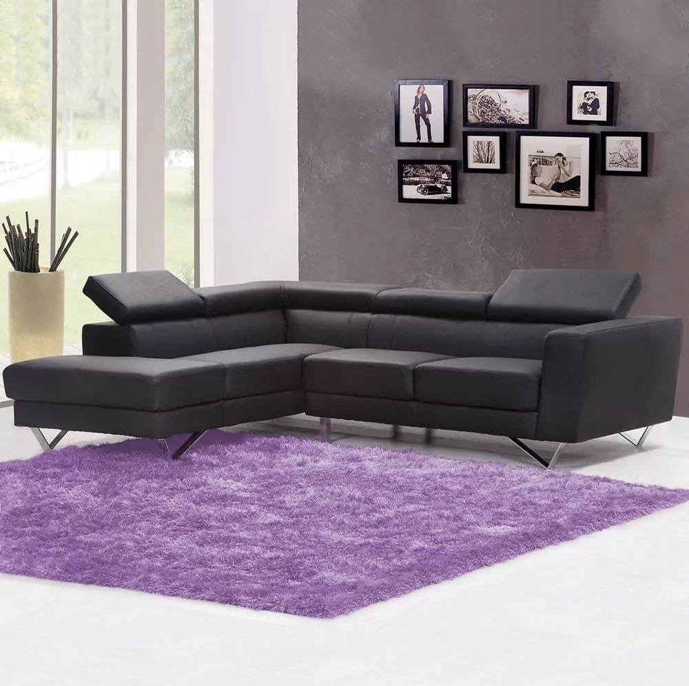 Strado Dywan pokojowy Shaggy Strado 200x200 PurpleFlower Jasny fioletowy