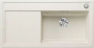 Zlewozmywak granitowy BLANCO Zenar XL 6 S SteamerPlus Silgranit Delikatny biały + deska jesionowa + 2 pojemniki GN 527190 - Zlewozmywaki - miniaturka - grafika 1
