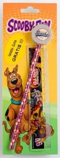 Scooby Doo zestaw szkolny ołowek linijka gumka - Przybory szkolne - miniaturka - grafika 1