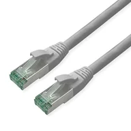 Kable miedziane - ROLINE RM Cat.6A S/FTP (PiMF) kabel sieciowy Szary 0,3 m Cat6a S/FTP - miniaturka - grafika 1