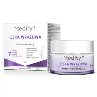 MEDITY+ CERA WRAŻLIWA Krem nawilżający do twarzy, 50ml - Kremy do twarzy - miniaturka - grafika 1