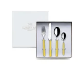 Sztućce dla dzieci - Zestaw 4 sztućców dla dzieci Fantasia Cicogna Sunflower Mepra - miniaturka - grafika 1