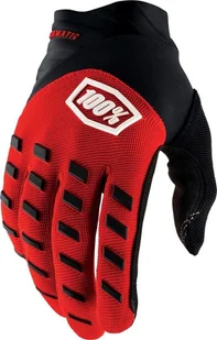 100% Rękawiczki 100% AIRMATIC Glove red black roz. L długość dłoni 193-200 mm NEW - Rękawiczki rowerowe - miniaturka - grafika 1