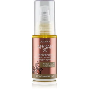 Joanna Argan Oil Jedwabisty Eliksir 30ml - Odżywki do włosów - miniaturka - grafika 1