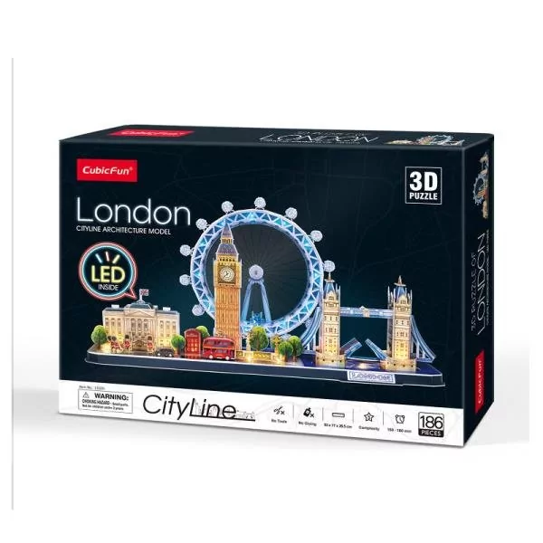 Puzzle 3D Cityline London - Cubic Fun