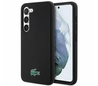 Etui i futerały do telefonów - Lacoste Silicone do Samsung Galaxy S23 Czarny - miniaturka - grafika 1
