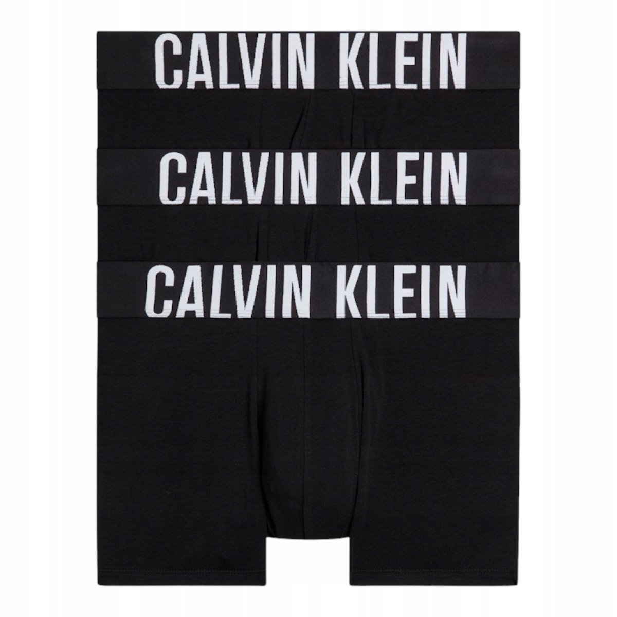 CALVIN KLEIN BOKSERKI MĘSKIE MAJTKI TRUNK 3PK CZARNE r.M