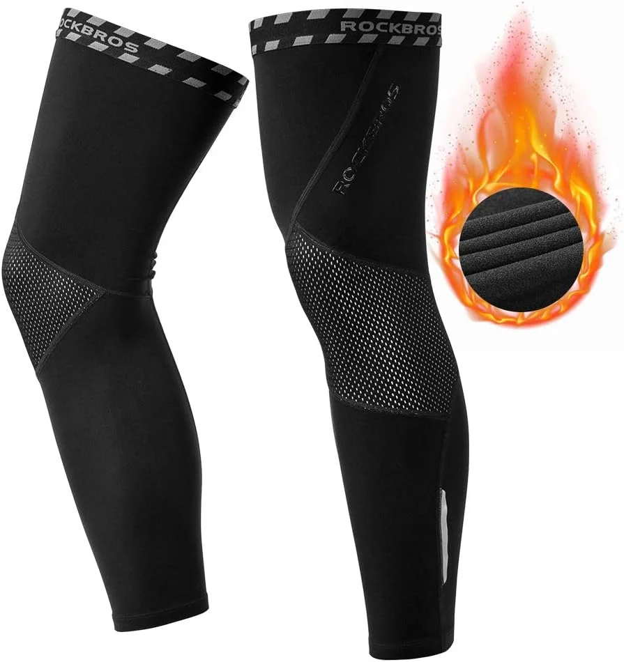 OCIEPLACZE NÓG I RAMION SPORTOWE UNISEX CZARNE 1 PARA
