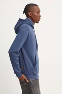 Bluzy męskie - G-Star Raw bluza x Sofi Tukker męska kolor niebieski z kapturem gładka - miniaturka - grafika 1