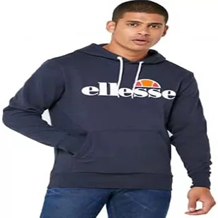 Ellesse Męska bluza z kapturem Gottero niebieski grantowy XS SHC07407 - Bluzy męskie - miniaturka - grafika 1