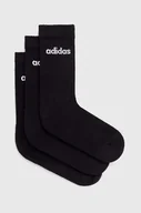 Skarpetki męskie - adidas skarpetki 3-pack męskie kolor czarny - miniaturka - grafika 1