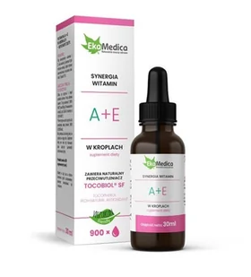 EkaMedica Witaminy A+ E krople 30 ml - Witaminy i minerały - miniaturka - grafika 1