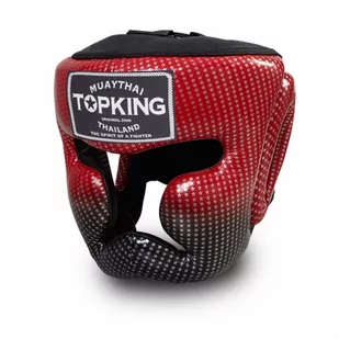 Top King Kask Bokserski Sparingowy TKHGSS-01BU Super Star Red - Kaski bokserskie i maski - miniaturka - grafika 1