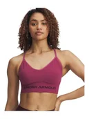 Biustonosze - Under Armour Vanish Bezszwowy Niski Biustonosz - Fuksja Zmierzch / / Ciemny Bordowy - SM - miniaturka - grafika 1