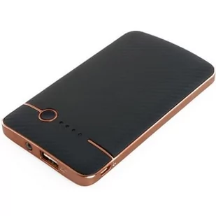 Sunen PowerBank 4000mAh, Li-Poly, LED, czarny P4000B - Powerbanki - miniaturka - grafika 2