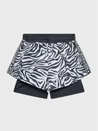 Spodenki damskie - Guess Szorty sportowe J3RD00 WDGX0 Czarny Regular Fit - miniaturka - grafika 1