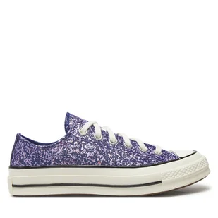 Trampki Converse Chuck 70 Glitter A11134C Granatowy - Trampki damskie - miniaturka - grafika 1