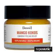 Peelingi do ciała - Iossi Mango Kokos Cukrowy peeling do ust z woskiem pszczelim 15 ml - miniaturka - grafika 1