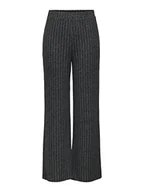 Spodnie damskie - ONLY Onlbessy Loose JRS Noos Pants damskie spodnie, Czarny/szczegóły: melanż, S - miniaturka - grafika 1