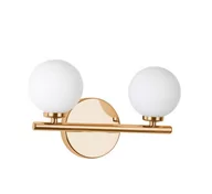 Lampy ścienne - Lumina Deco Lampa Ścienna Kinkiet Nowoczesny Złoty Marsiada W2 - miniaturka - grafika 1