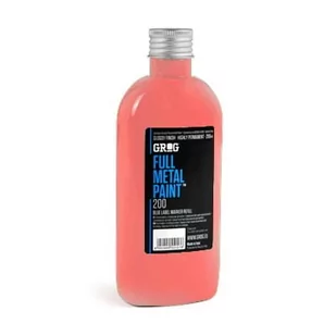 Tusz GROG Full Metal Paint - 200 ml - neon orange - Podobrazia, bloki, papiery - miniaturka - grafika 1