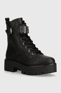 Botki damskie - Guess workery VAIRES damskie kolor czarny na platformie FLTSOM FAL10 - miniaturka - grafika 1