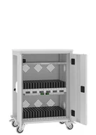 Meble do szkół i przedszkoli - Wózki szafki mobilne do ładowania tabletów WNT metalowe - miniaturka - grafika 1